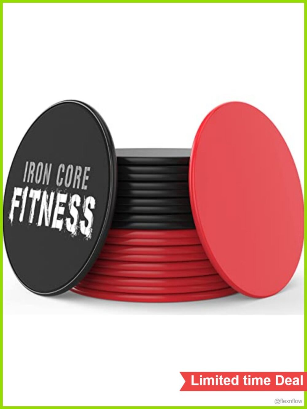 Core Sliders for Working Out 20 Disc 10 Set Pack Dual Sided Gliding Discs